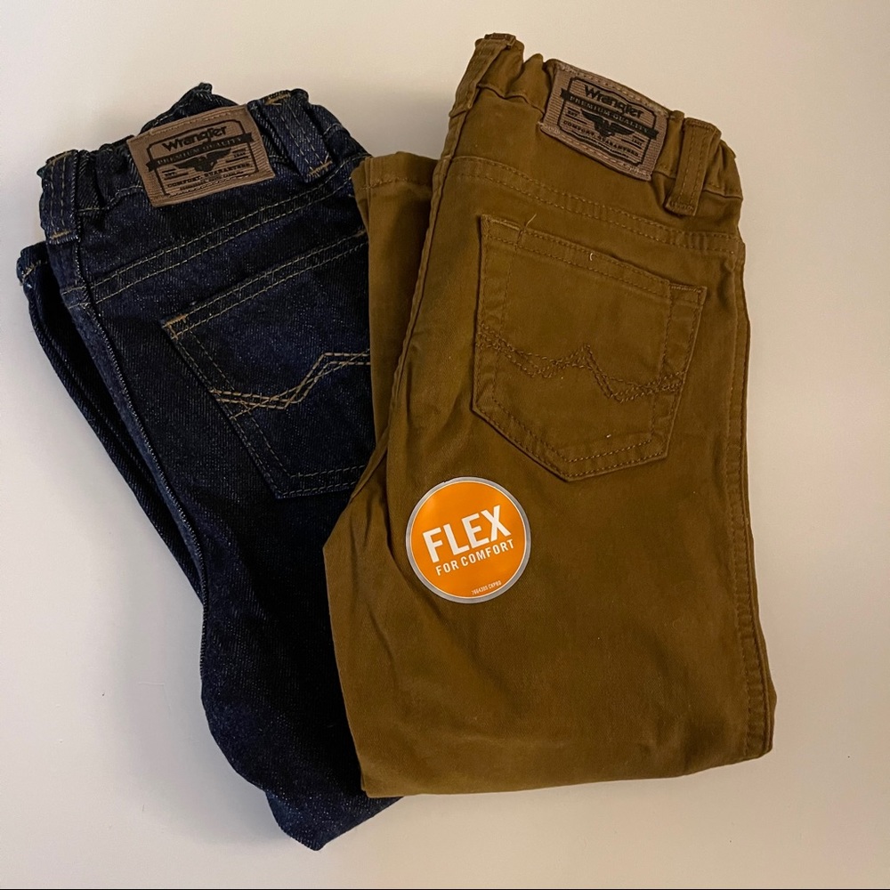 NWOT - 2 Pairs Wrangler 4T Pants 👖